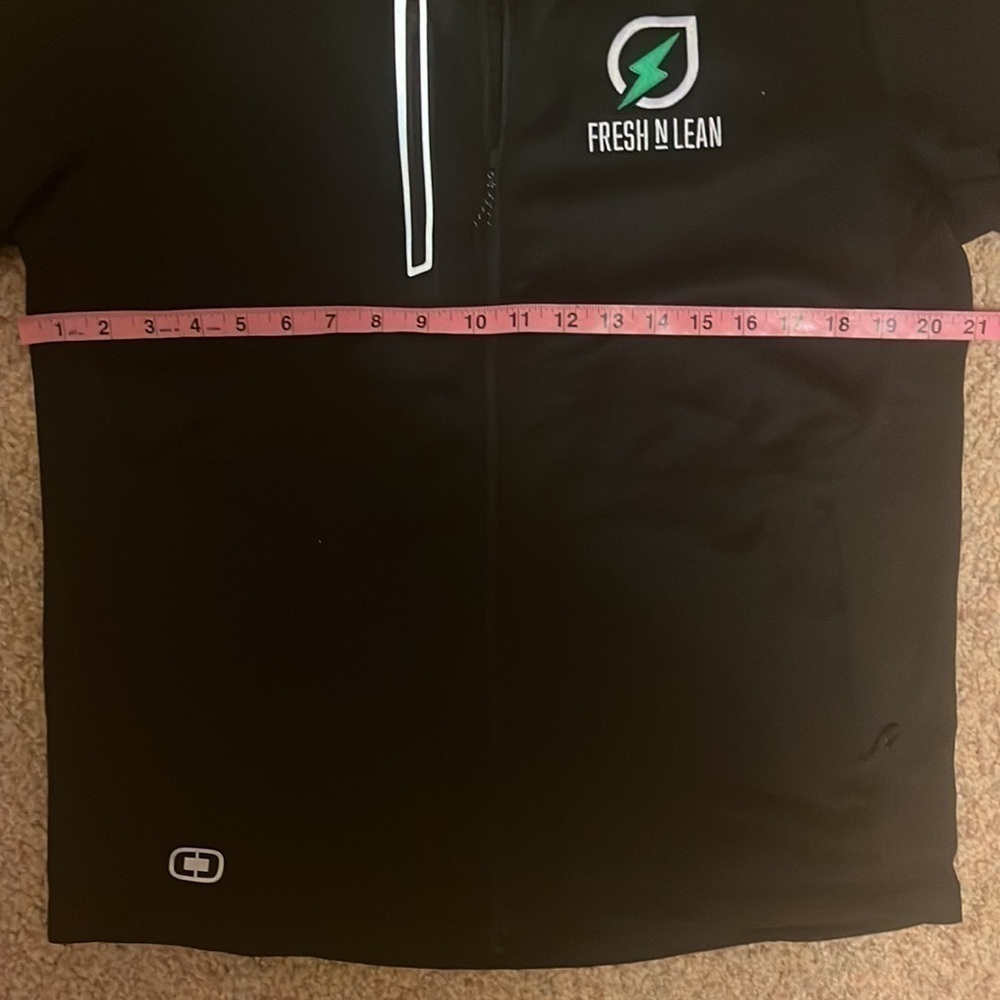 Ogio Endurance Fresh N Lean Black Graphic Zip Up Jacket. Size Medium - Picture 8 of 11